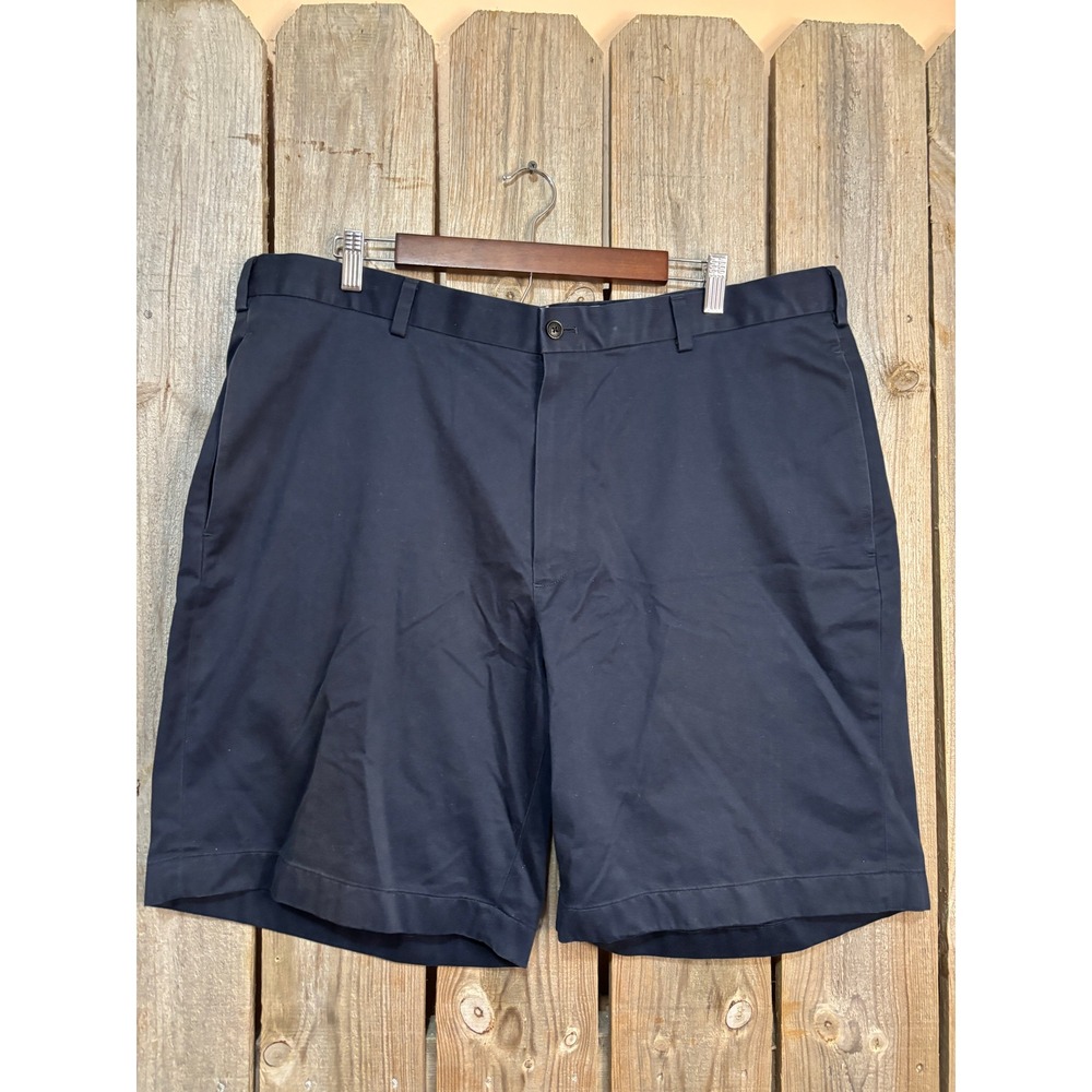 Brooks Brothers Mens Navy Blue Lightweight Advantage Chino Shorts Size 40